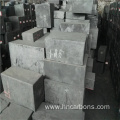 Isostatic pressing formed graphite blocks